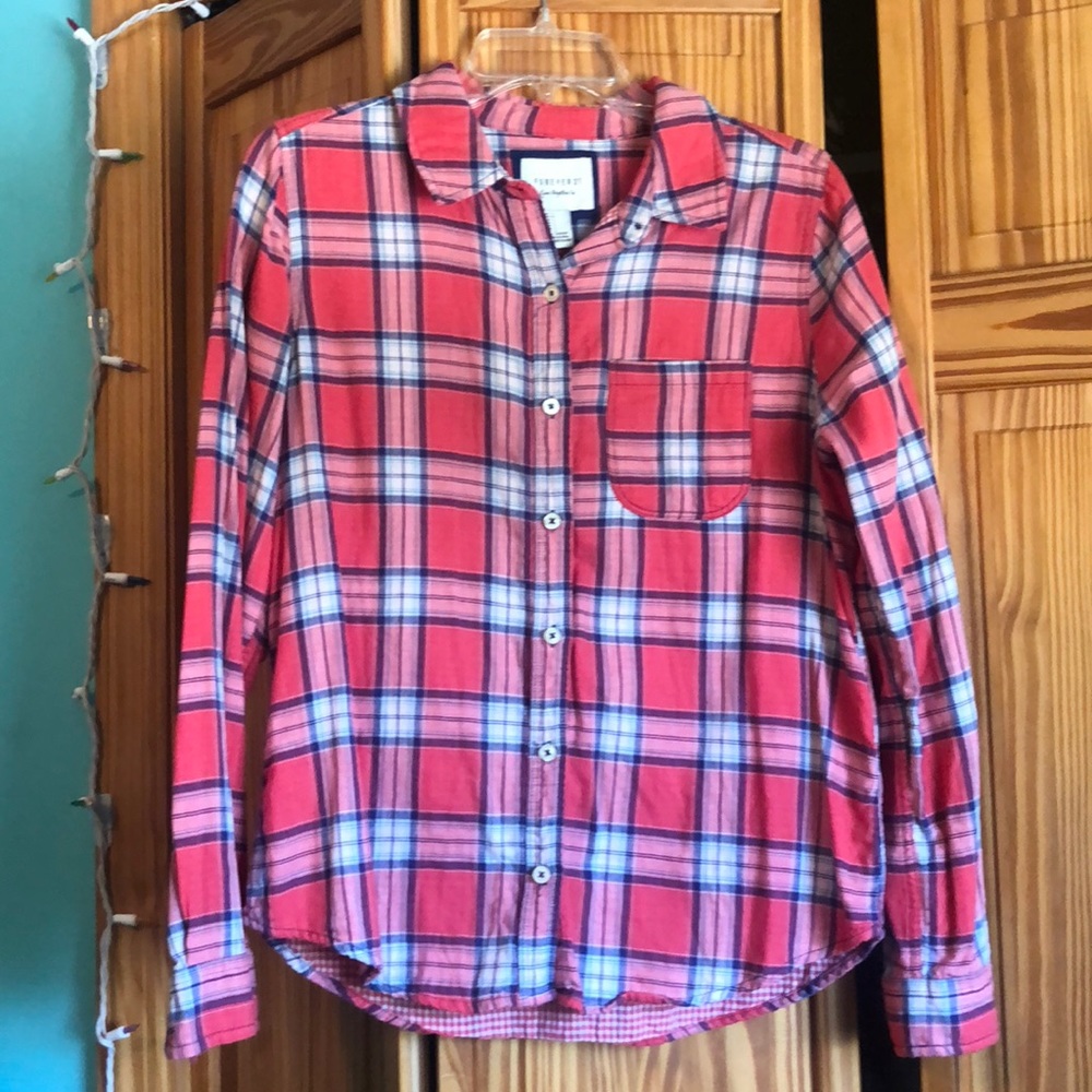 Forever 21 Plaid Button Down